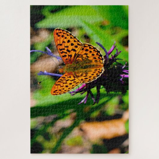 Moeder van Parelvlinder. Legpuzzel (Verticaal)