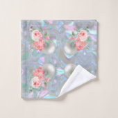 Moeder van Pearl Abalone Rozen Bad Handdoek (Wasdoekje)