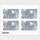 Moeder van Pearl-Blue Rechthoekige Sticker (Vel)