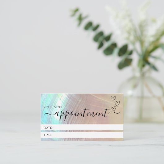 Moeder van Pearl Business Afspraakkaarten Afsprakenkaartje (Staand voorkant)