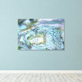 Moeder van Pearl Canvas Afdruk (Insitu (Houten vloer))