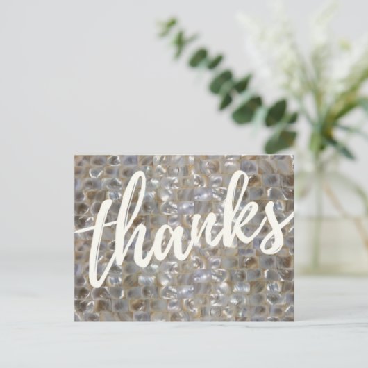 Moeder van Pearl Dank U Briefkaart (Staand voorkant)