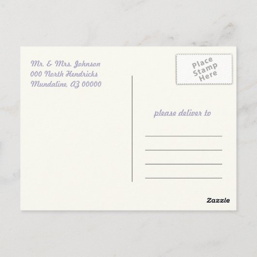 Moeder van Pearl Dank U Briefkaart (Achterkant)