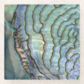 Moeder van Pearl Glazen Onderzetter (Voorkant)