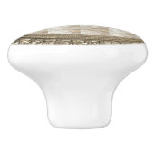 Moeder van Pearl Keramische Knop (Zijkant)