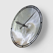 Moeder-van-Pearl Nacre Foto Ronde Klok (Hoek)