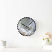 Moeder-van-Pearl Nacre Foto Ronde Klok (Huis)