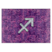 Moeder van Pearl Sagittarius Symbol Fuchsia Camo Snijplank (Voorkant)
