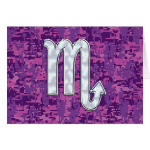 Moeder van Pearl Scorpio Zodiac Pink Digital Camo