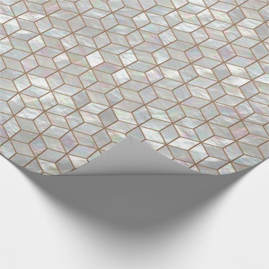 Moeder van Pearl Tiles Cadeaupapier (Hoek)