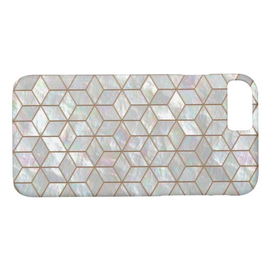 Moeder van Pearl Tiles Case-Mate iPhone Case (Achterkant (Horizontaal))