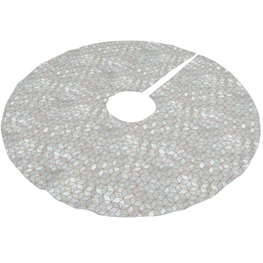 Moeder van Pearl Tiles Kerstboom Rok (Gekanteld)