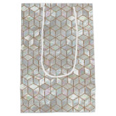 Moeder van Pearl Tiles Medium Cadeauzakje (Achterkant)