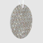 Moeder van Pearl Tiles Ornament (voorkant)