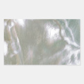Moeder van Pearl-White Rechthoekige Sticker (Voorkant)