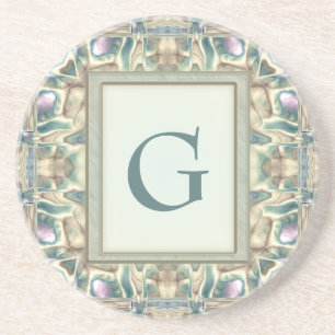 Moeder van Pearl Zandsteen Onderzetter