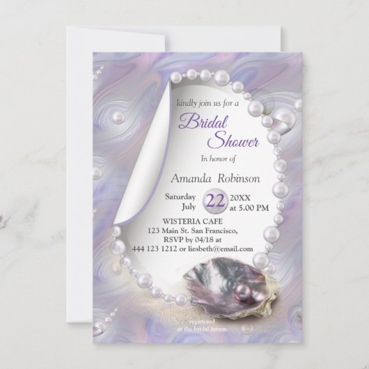 Moeder van Pearls Beach party Kaart (Voorkant)