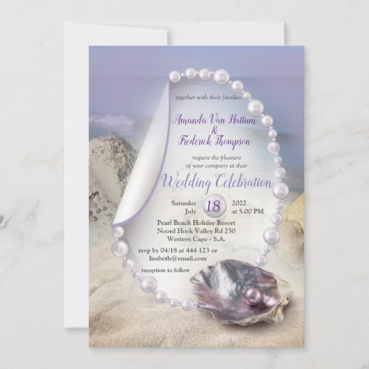 Moeder van Pearls Beach party Kaart (Voorkant)