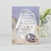 Moeder van Pearls Beach party Kaart (Staand voorkant)