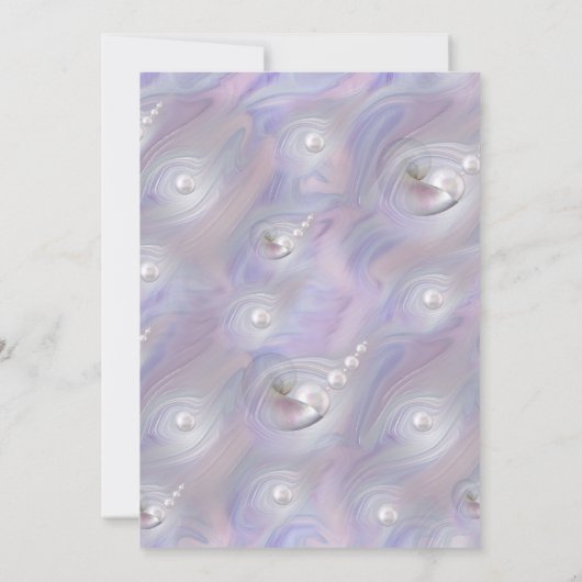 Moeder van Pearls Beach party Kaart (Achterkant)