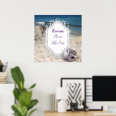 Moeder van Pearls Beach party Poster (Thuiskantoor)