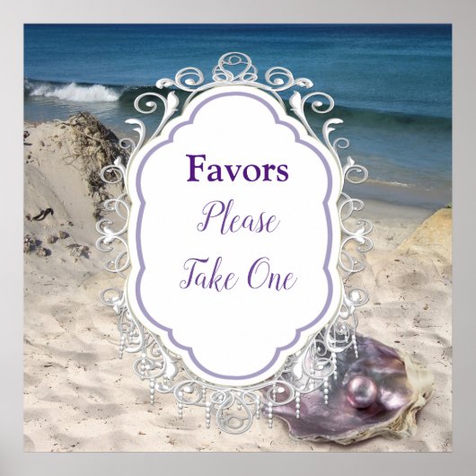 Moeder van Pearls Beach party Poster (Voorkant)