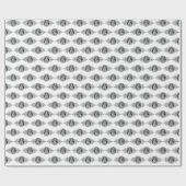 Moeder van Perpetual Help Zwart-wit elegant Cadeaupapier (Vlak)