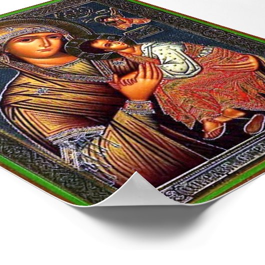 Moeder van persoonlijke hulp poster (Hoek)