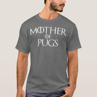 Moeder van Pugs Parodie grappig T-shirt