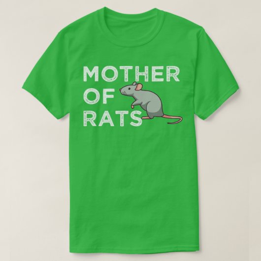 moeder van ratten t-shirt (Design voorkant)