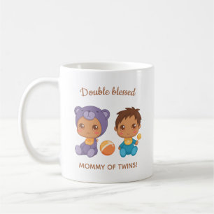 Moeder van Twins Baby Boy Beer Jumpsuit Koffiemok