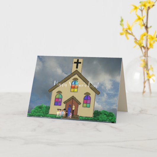 Moeder van veel kinderen kaart (Gele Bloem)