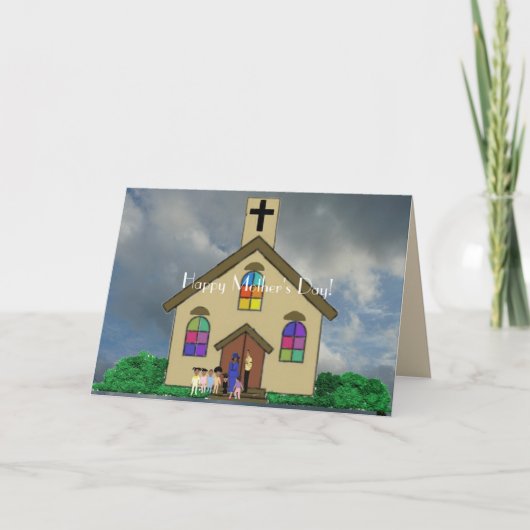 Moeder van veel kinderen kaart (Voorkant)