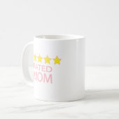 Moeder van vijf sterren koffiemok (Voorkant links)