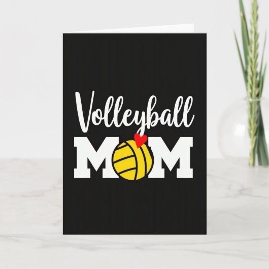 Moeder van volleyballer geweldige kaart (Voorkant)