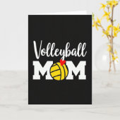 Moeder van volleyballer geweldige kaart (Gele Bloem)