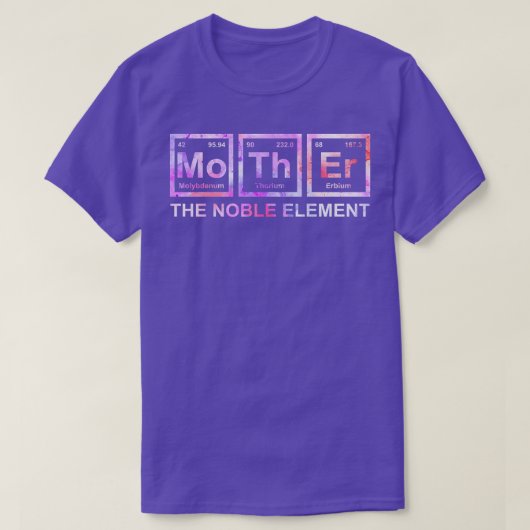 Moeder van vrouwen Moeder Noble Element Funny Mam  T-shirt (Design voorkant)