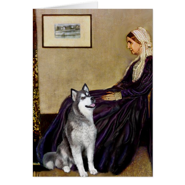 Moeder van Whistler - Alaskan Malamute (Voorkant)
