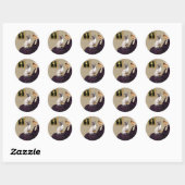 Moeder van Whistler - blauwpunt Siamees kat Ronde Sticker (Vel)