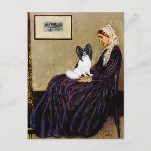 Moeder van Whistler - Papillon 1 Briefkaart (Voorkant)