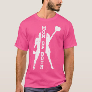 Moeder van zowel trots Football als juichen mama T-shirt