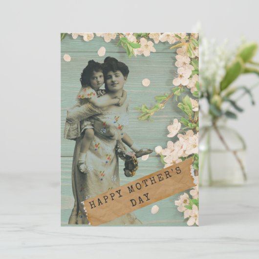  moeder veranderde Art Moederdag Kaart (Staand voorkant)