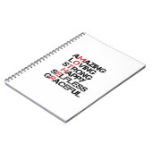 MOEDER - Verbazingwekkend liefhebbend sterke Happy Notitieboek (Linkerzijde)