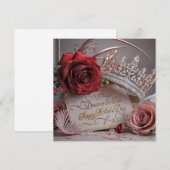 Moeder Verdient het Beste: Gelukkige Moederdag Feestdagenkaart (Voorkant / Achterkant)