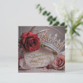 Moeder Verdient het Beste: Gelukkige Moederdag Feestdagenkaart (Staand voorkant)