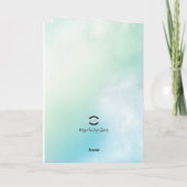 Moeder Verjaardag, Bloemen, Mooi, Liefde, Modern Folie Wenskaart (Achterkant)