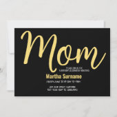 Moeder Verjaardag Eenvoudige Moederdag Party Kaart (Voorkant)