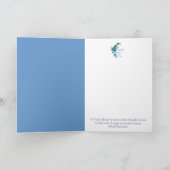 Moeder Verjaardag Gedicht & Vergeet-Me-Niet Bloeme Kaart (Binnen)