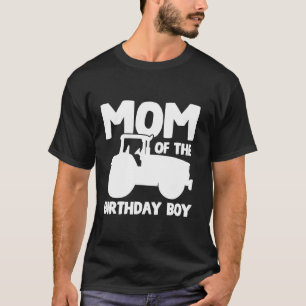 Moeder Verjaardag Jongen Tractor Moeder Boerderij T-shirt