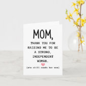 Moeder verjaardag kaart (Gele Bloem)